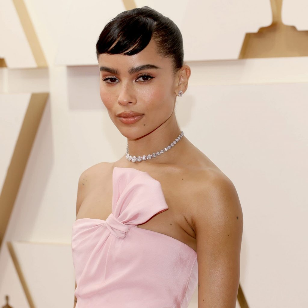 Zoe Kravitz at the 2022 Oscars 