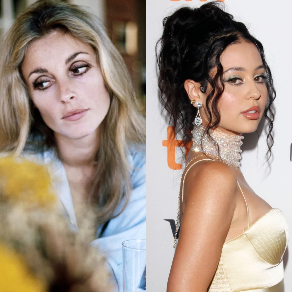 Taylor Frankel's Coachella Beauty Look takes inspiration from Beauty Icon's like Sharon Tate and Euphoria's Alexa Demi 