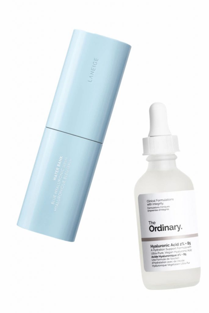 Hyaluroninc acid serums for rosacea prone skin