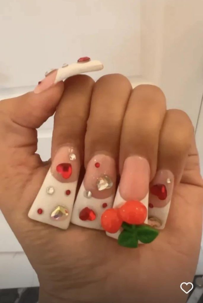 Cardi B Duck Feet Nails