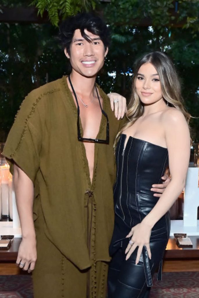 Hailee Steinfeld with Patrick Ta