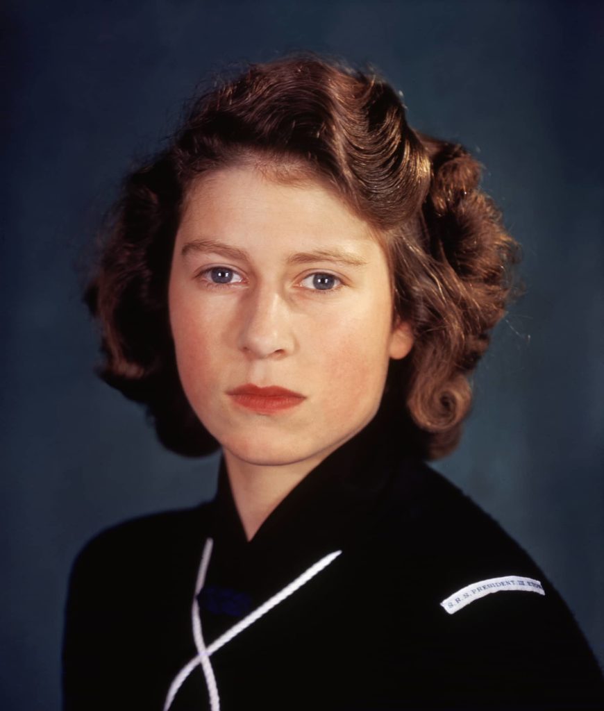 (Original Caption) 1944-London, England: Portrait of Princess Elizabeth wearing her Sea Rangers uniform.