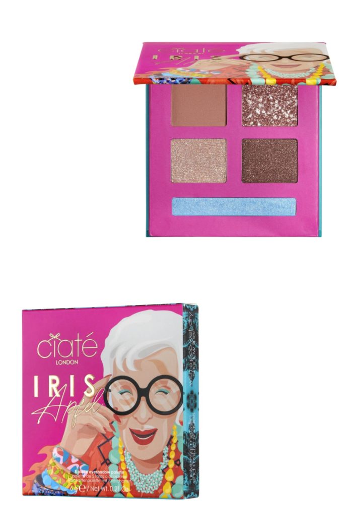 Ciaté London, Iris Apfel Eyeshadow Palette, Accidental Icon Nude & Aqua