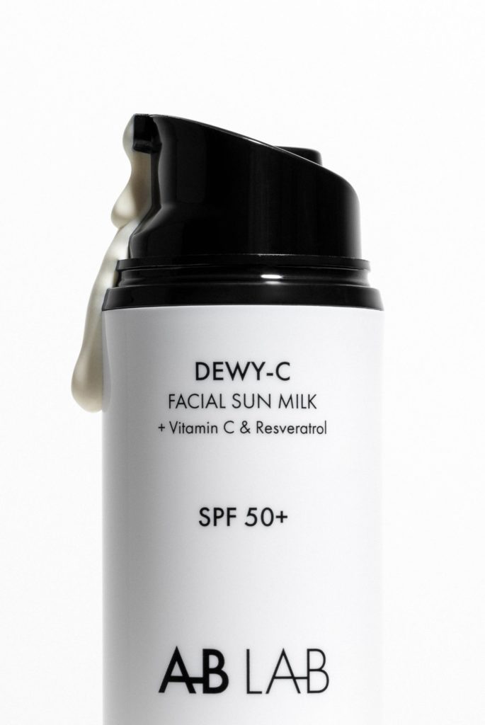 Adore Beauty, AB LAB, Dew-C SPF50+ Facial Sun Milk ($40)