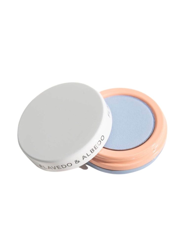 Best Washed Denim Eyeshadows single: 
Flavedo & Albedo, Velvet Eyeshadow in "Sky" ($33) 