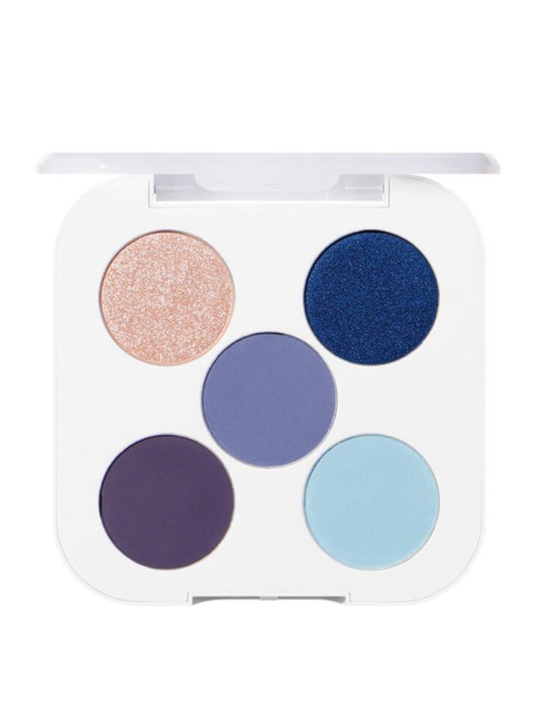 Best Denim Wash Eyeshadow Palettes: Morphe, M2 Ready in 5 Eyeshadow Palette in "Ocean Avenue" ($11) Image Credit: MECCA