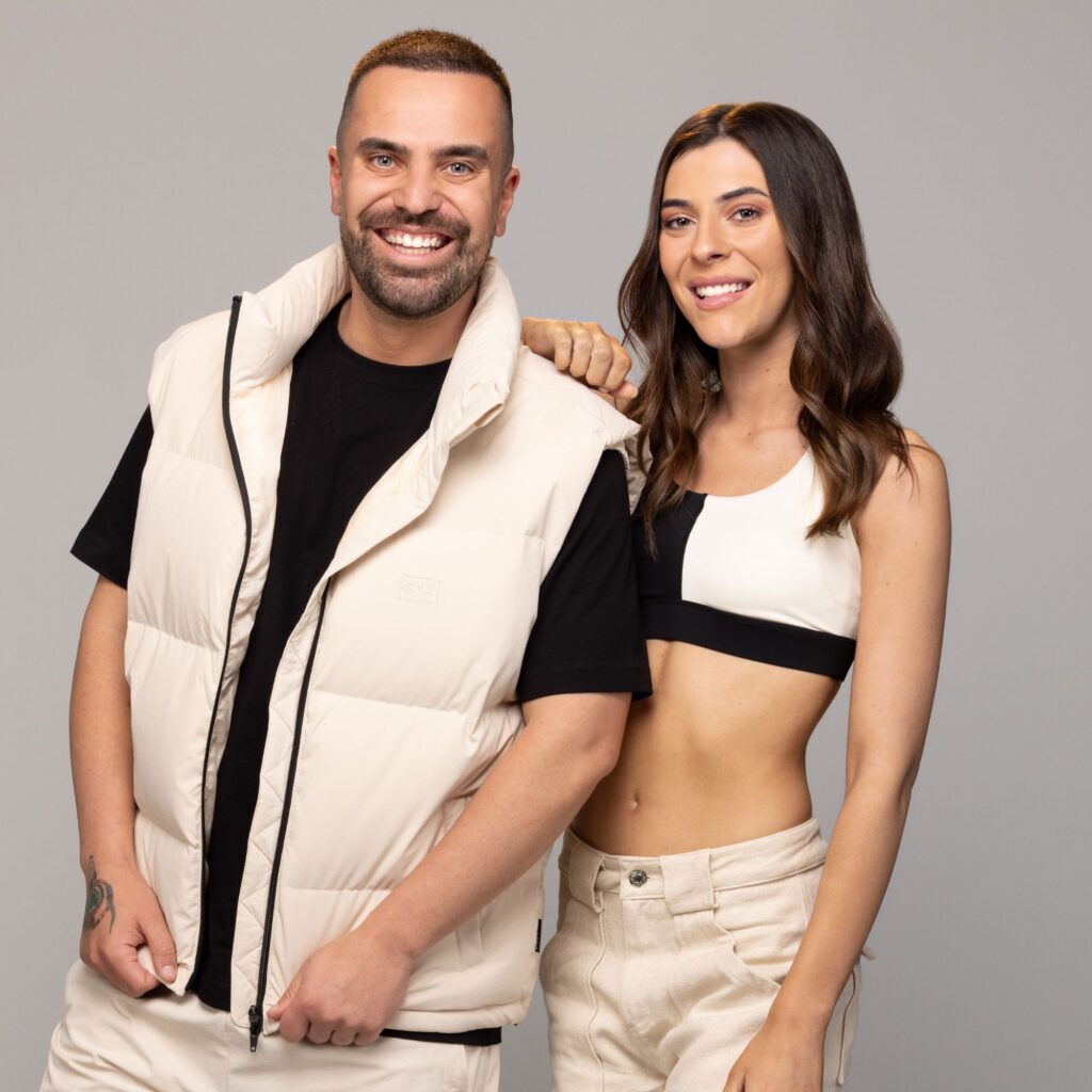 George Mladenov and sister Pamela Mladenov on the amazing race australia celebrity edition 2023 cast