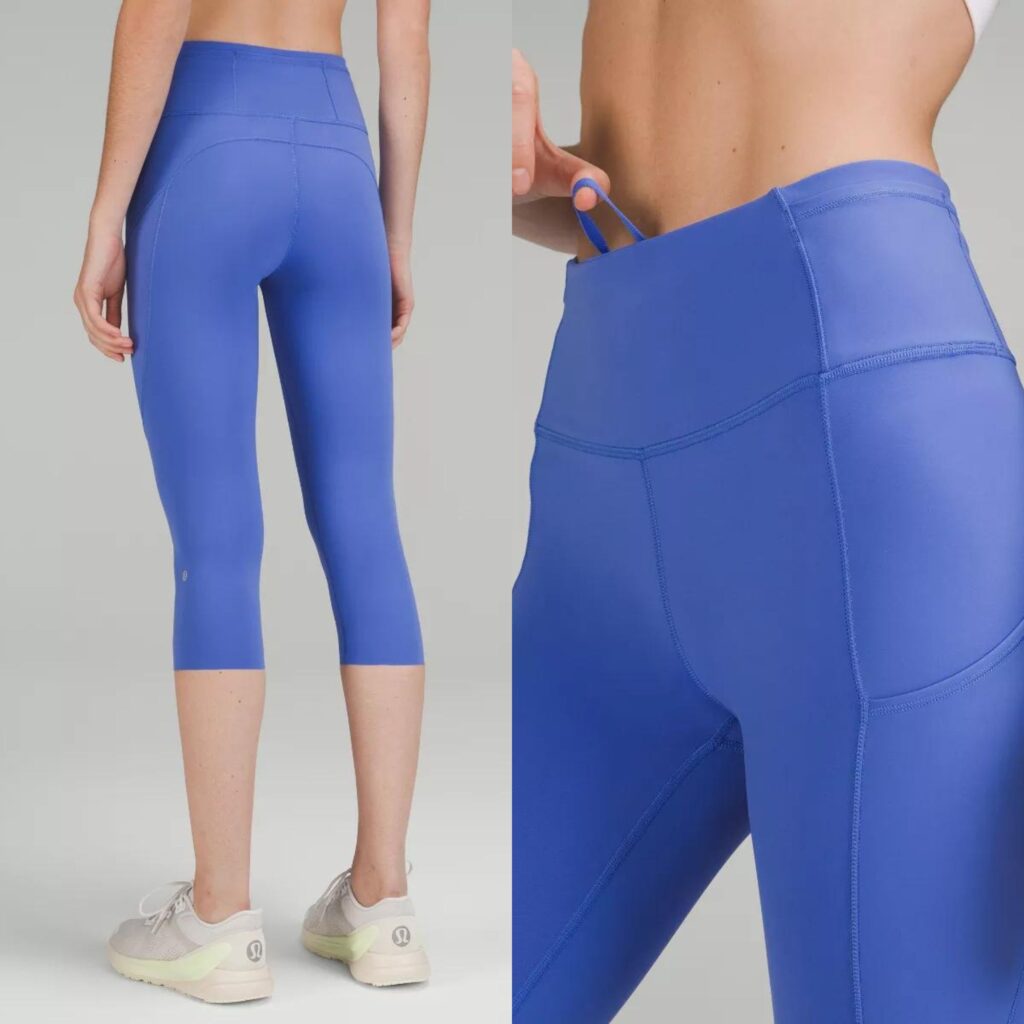 lululemon Fast and Free Reflective High-Rise Crop 19 - Lululemon dupes