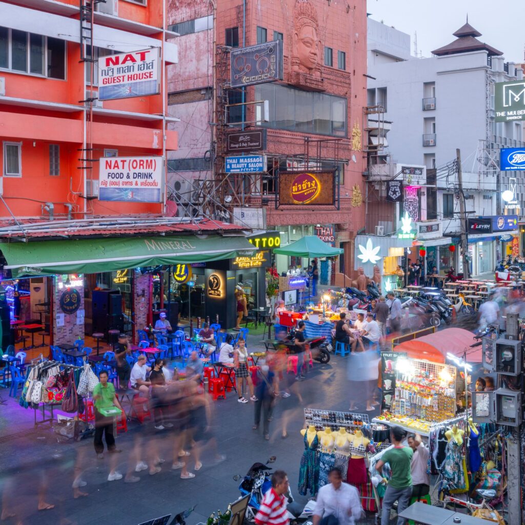 Rush Australia locations: Khao San Road in Bangkok