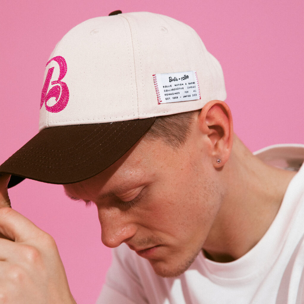 Rollie Nation x Barbie White Cap on Man