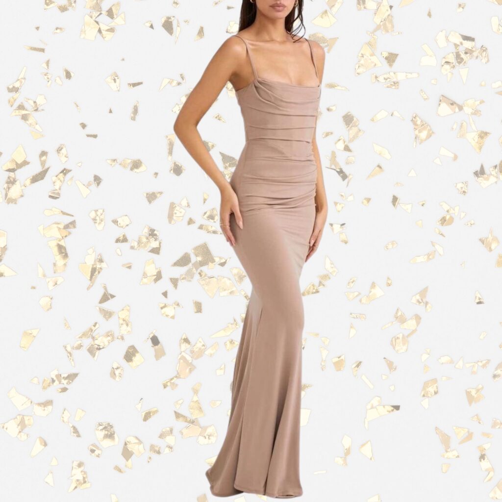 House of Cb Milena Jersey Corset Maxi Dress