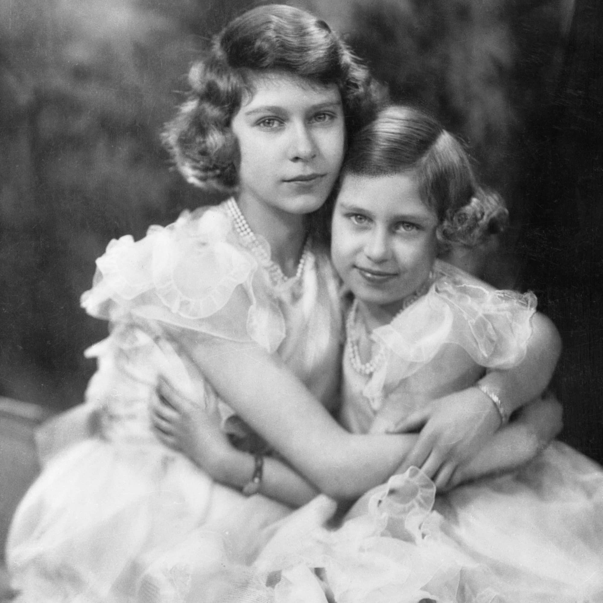 Queen Elizabeth II and Princess Margaret Pictures