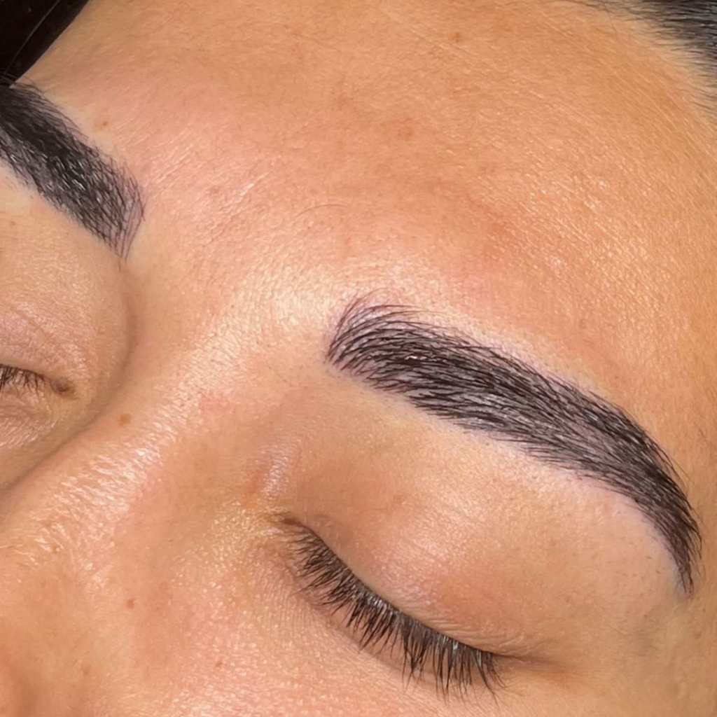 Eyebrow tattoo