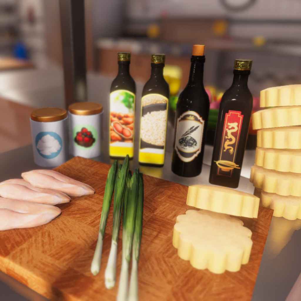 A screenshot from Cooking Simulator.