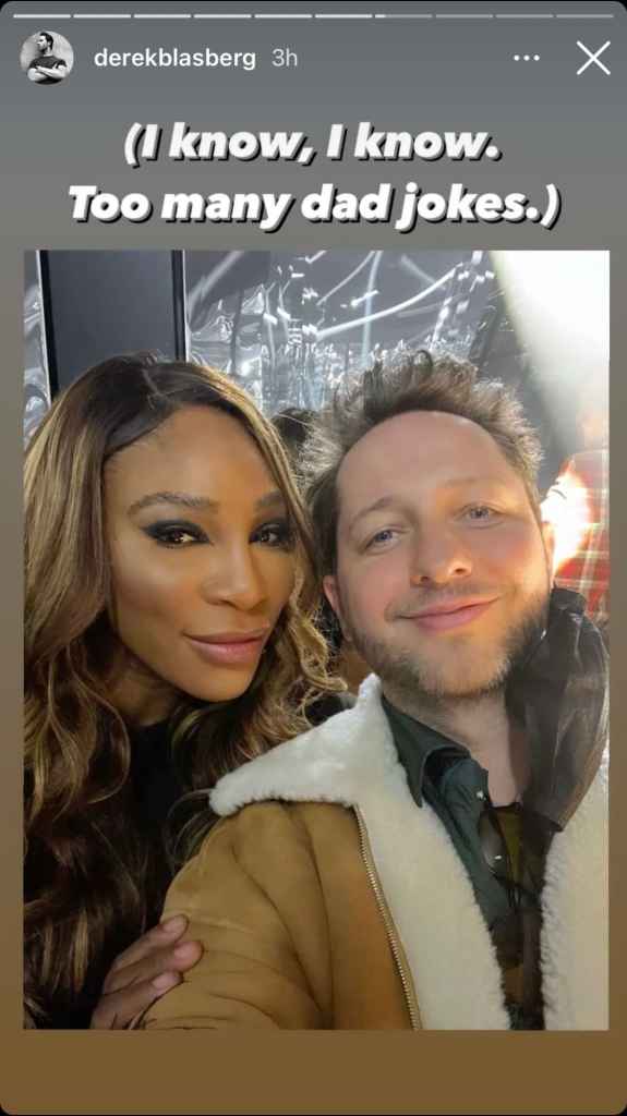 Serena Williams and Derek Blasberg at the Gucci Show