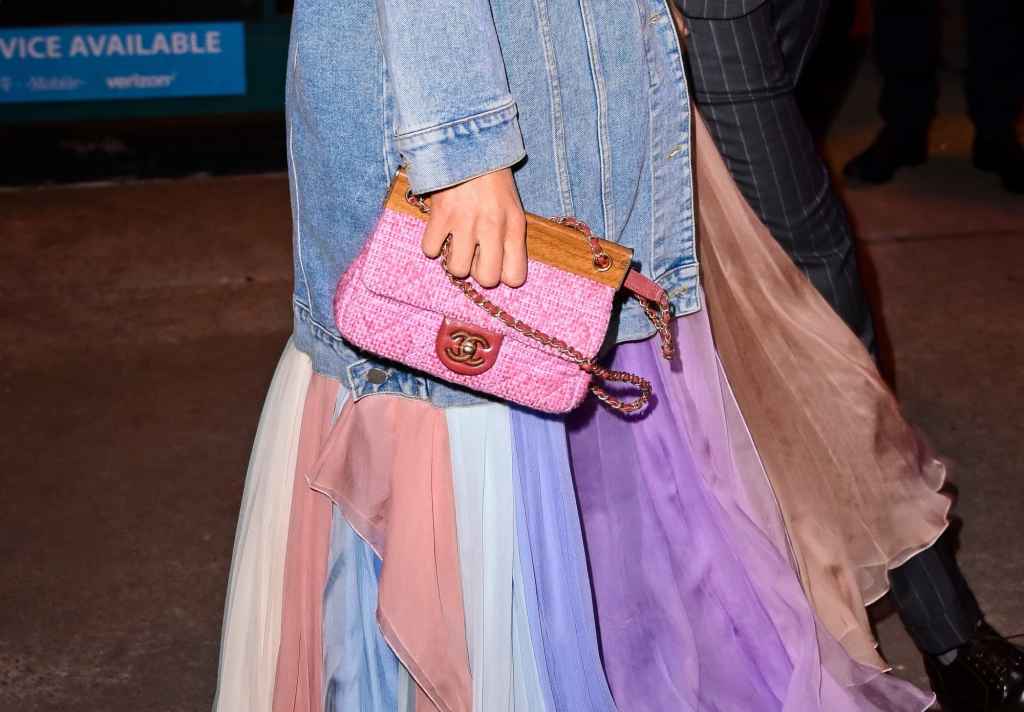 Blake Lively Was Pastel Perfection With A Chanel Clutch