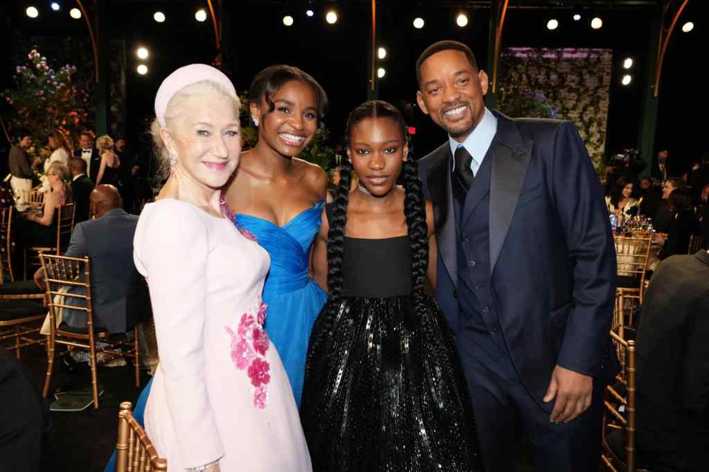 Helen Mirren, Will Smith ,Saniyya Sidney and Demi Singleton