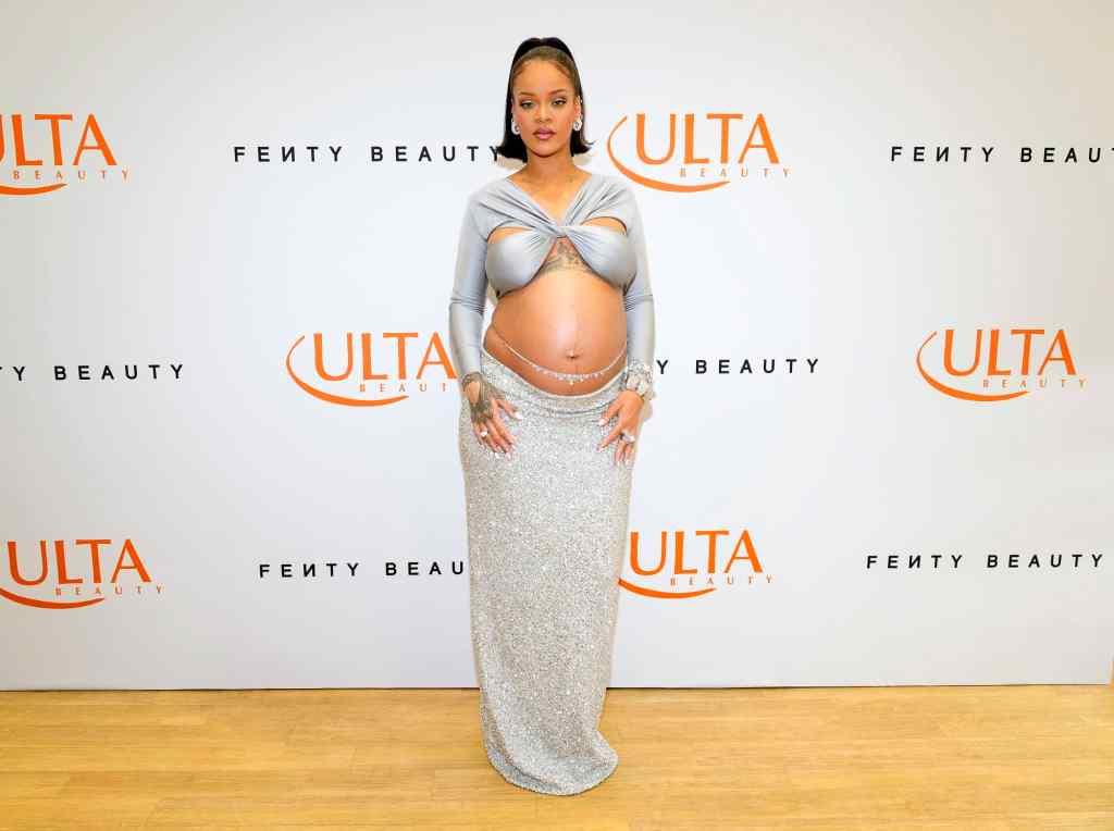 Rihanna Wearing Coperni at Fenty Beauty's Ulta Launch Party