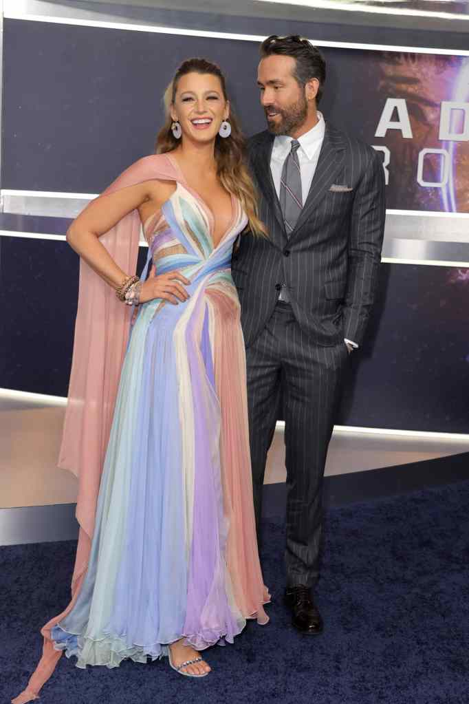 Blake Lively and Ryan Reynolds at the Premiere of "The Adam Project"