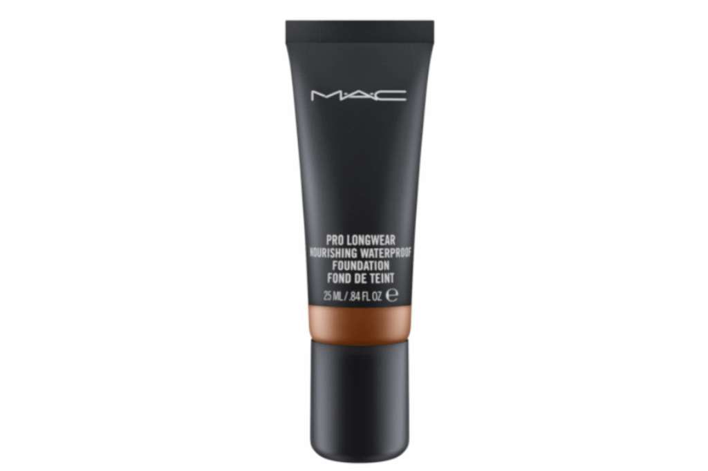 M.A.C's Pro Longwear Nourishing Foundation provides a waterproof finish