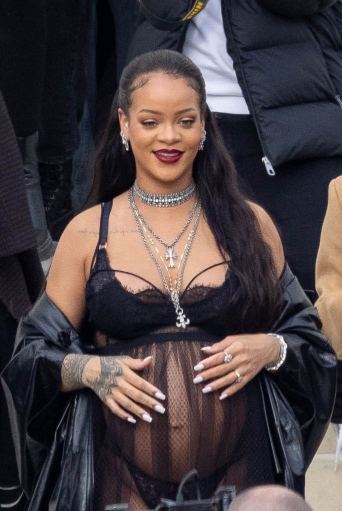 Rihanna Arrives at Dior