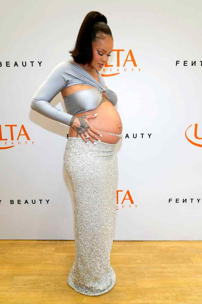 Rihanna Wearing Coperni at Fenty Beauty's Ulta Launch Party