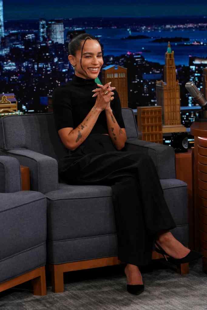 Zoe Kravitz on "The Tonight Show"