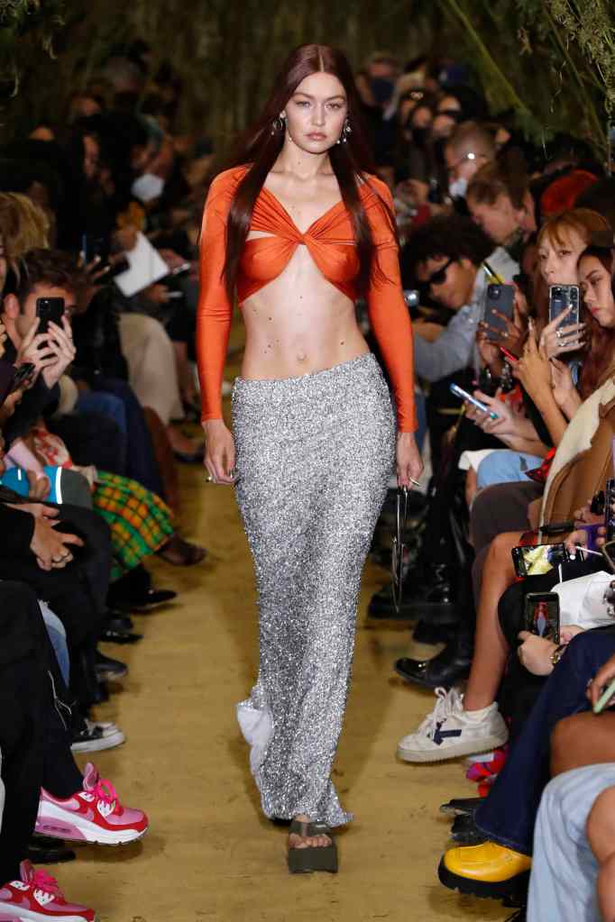 Rihanna's Coperni Look on the Spring 2022 Runway