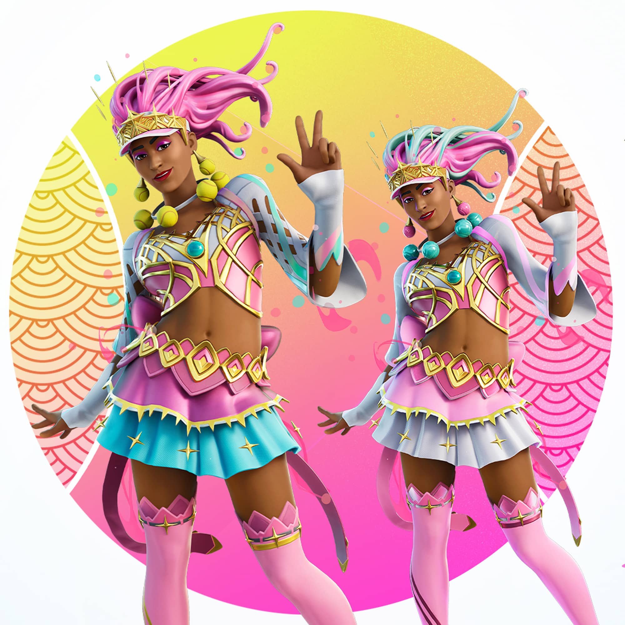 The Naomi Osaka Outfit in Fortnite.