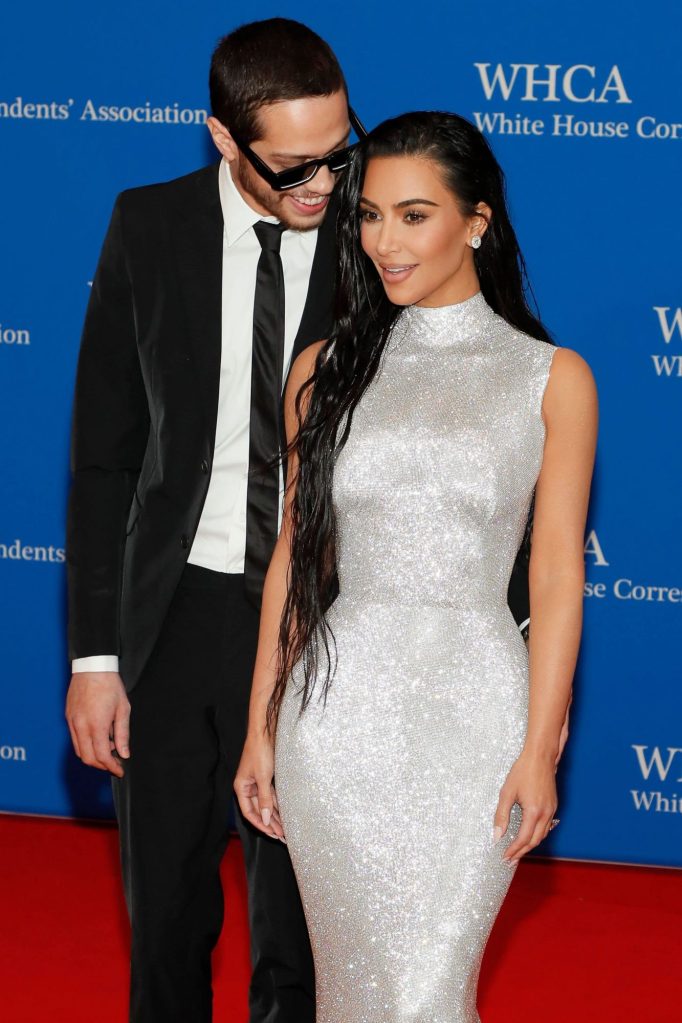 Pete Davidson and Kim Kardashian at the White House Dinner