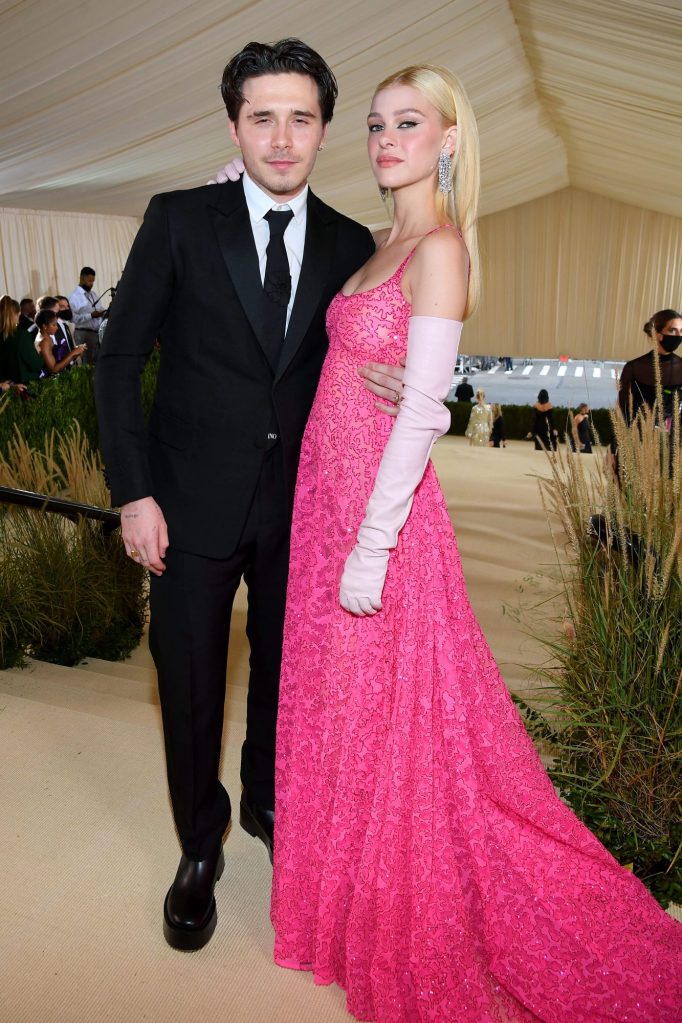 Brooklyn Peltz Beckham and Nicola Peltz Beckham in Valentino Couture