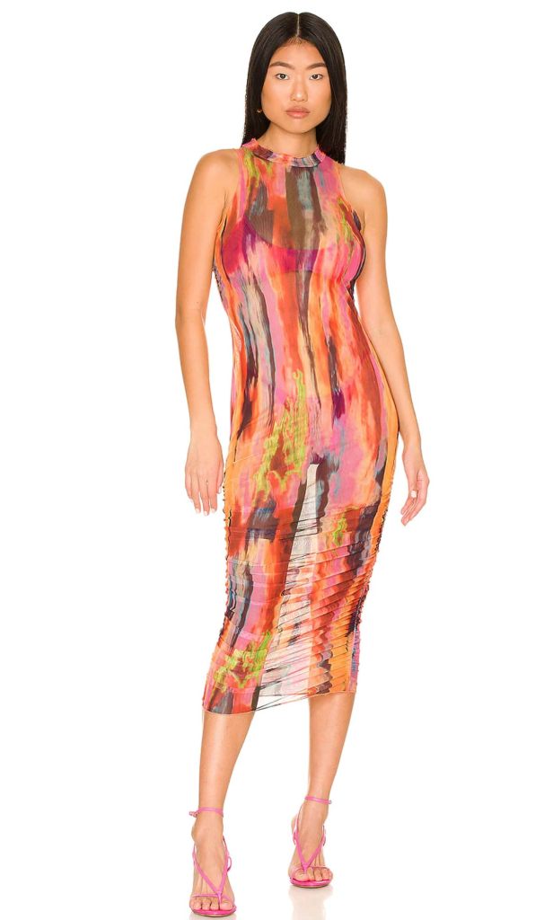 revolve tie dye dress