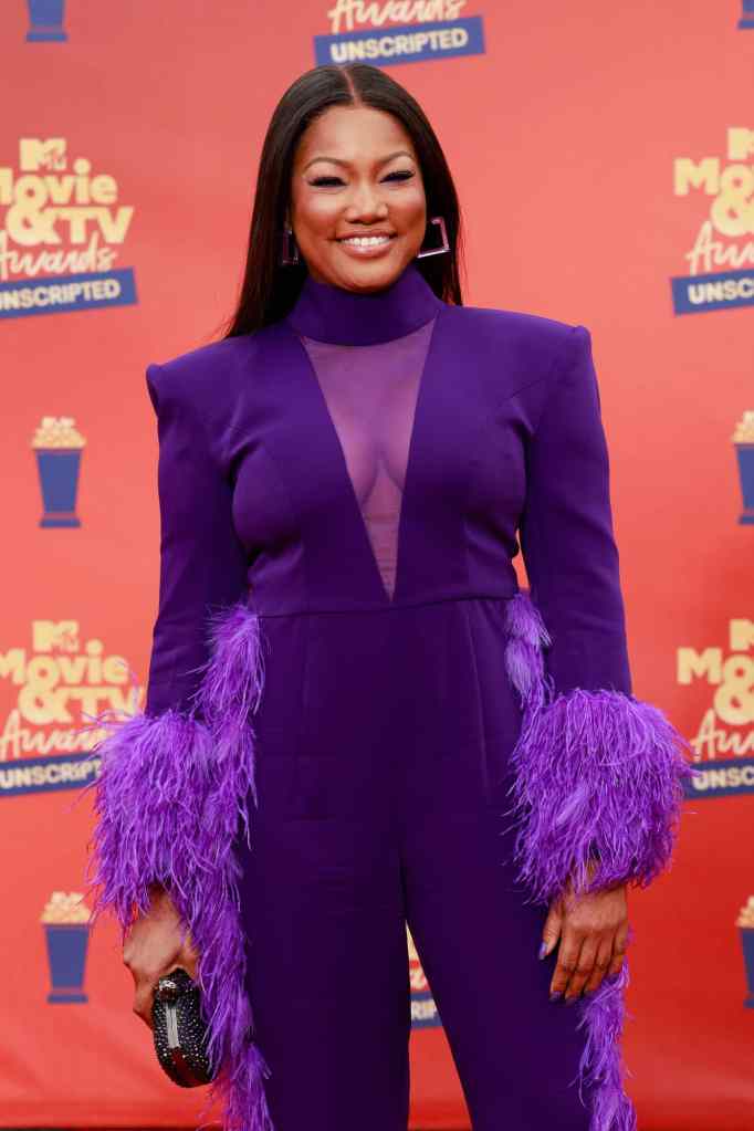 Garcelle Beauvais's Purple Nails