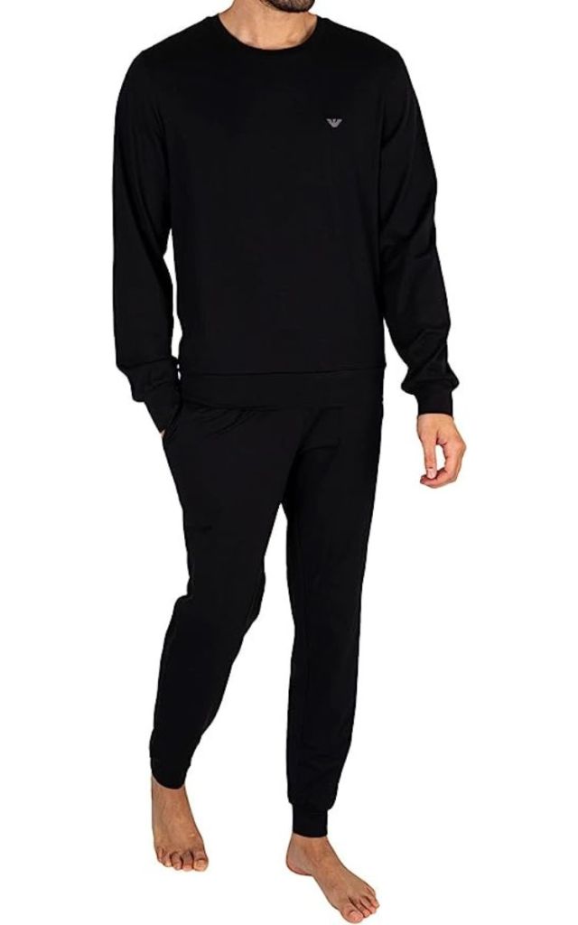 Emporio Armani Men's Pullover Sweater and Pants Loungewear Set- amazon gifts for men