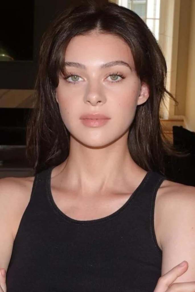 Nicola Peltz Beckham with brown hair