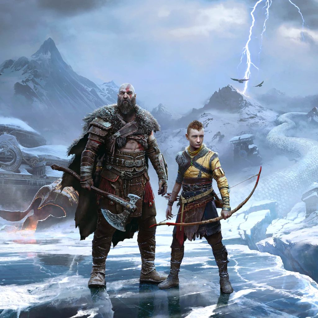 Kratos and Atreus in God of War: Ragnarok.