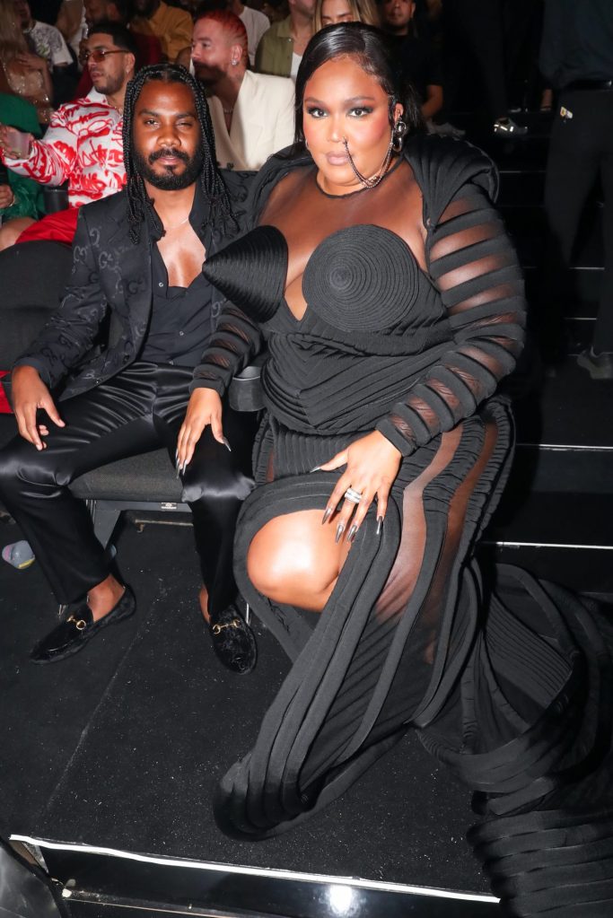 Lizzo's Cone Bra Dress at the MTV VMAs | Photos