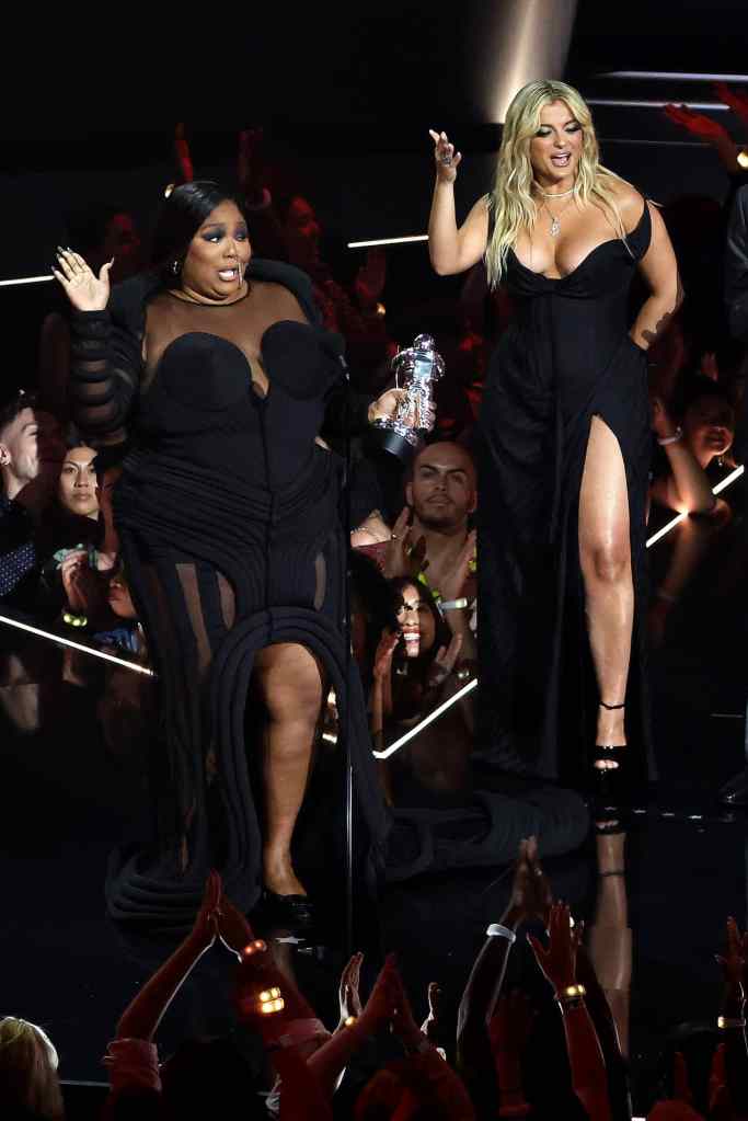 Lizzo's Cone Bra Dress at the MTV VMAs | Photos