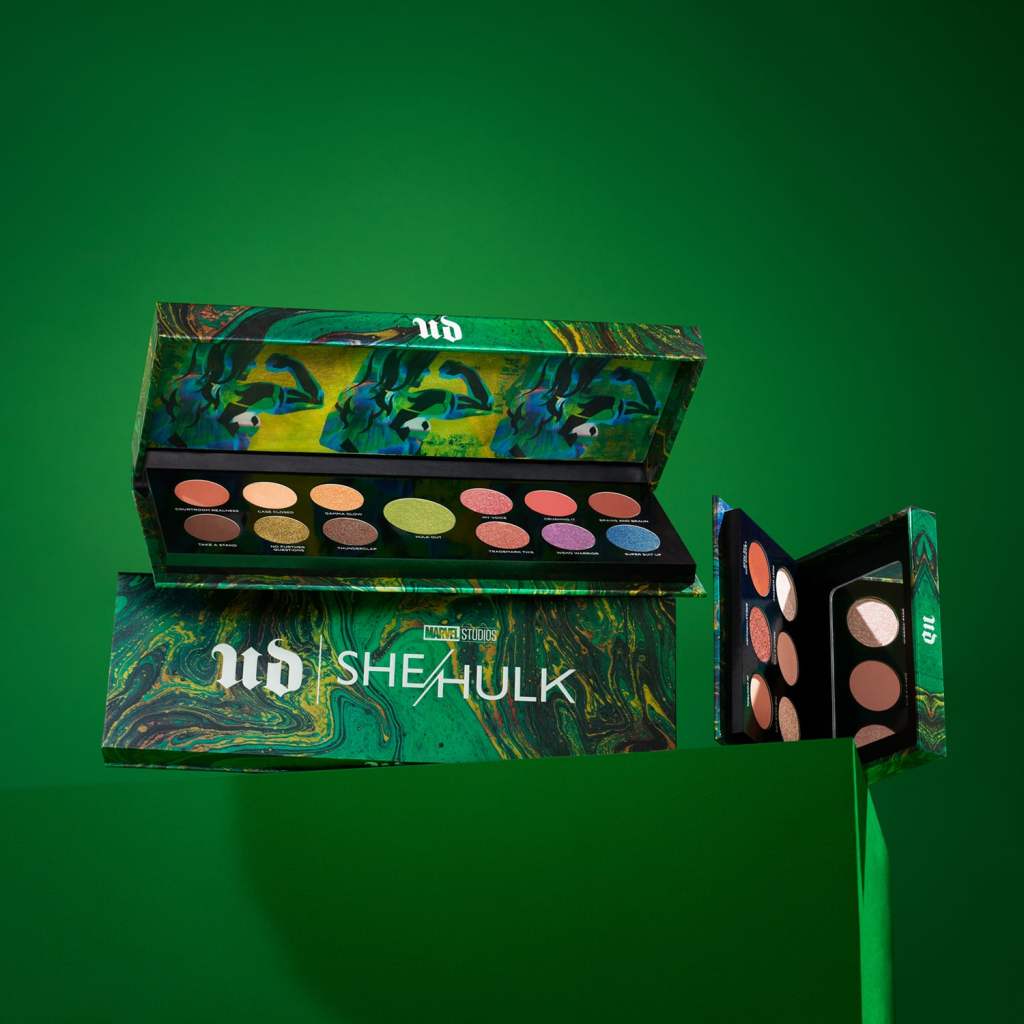 Urban Decay x Marvel Studios She-Hulk Makeup Collection