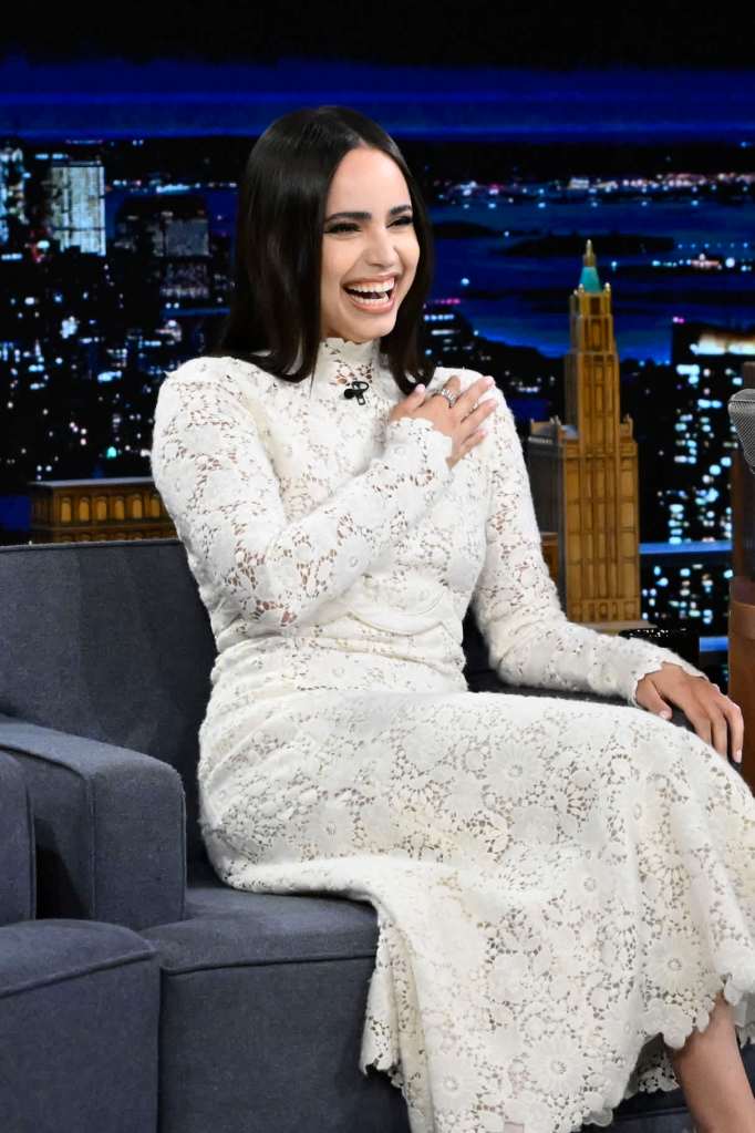 Sofia Carson's Milk-Bath Nails