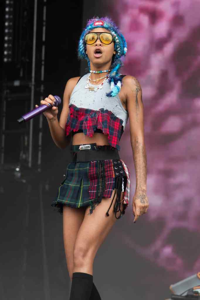 Willow Smith Armpit Hair at Reading Festival