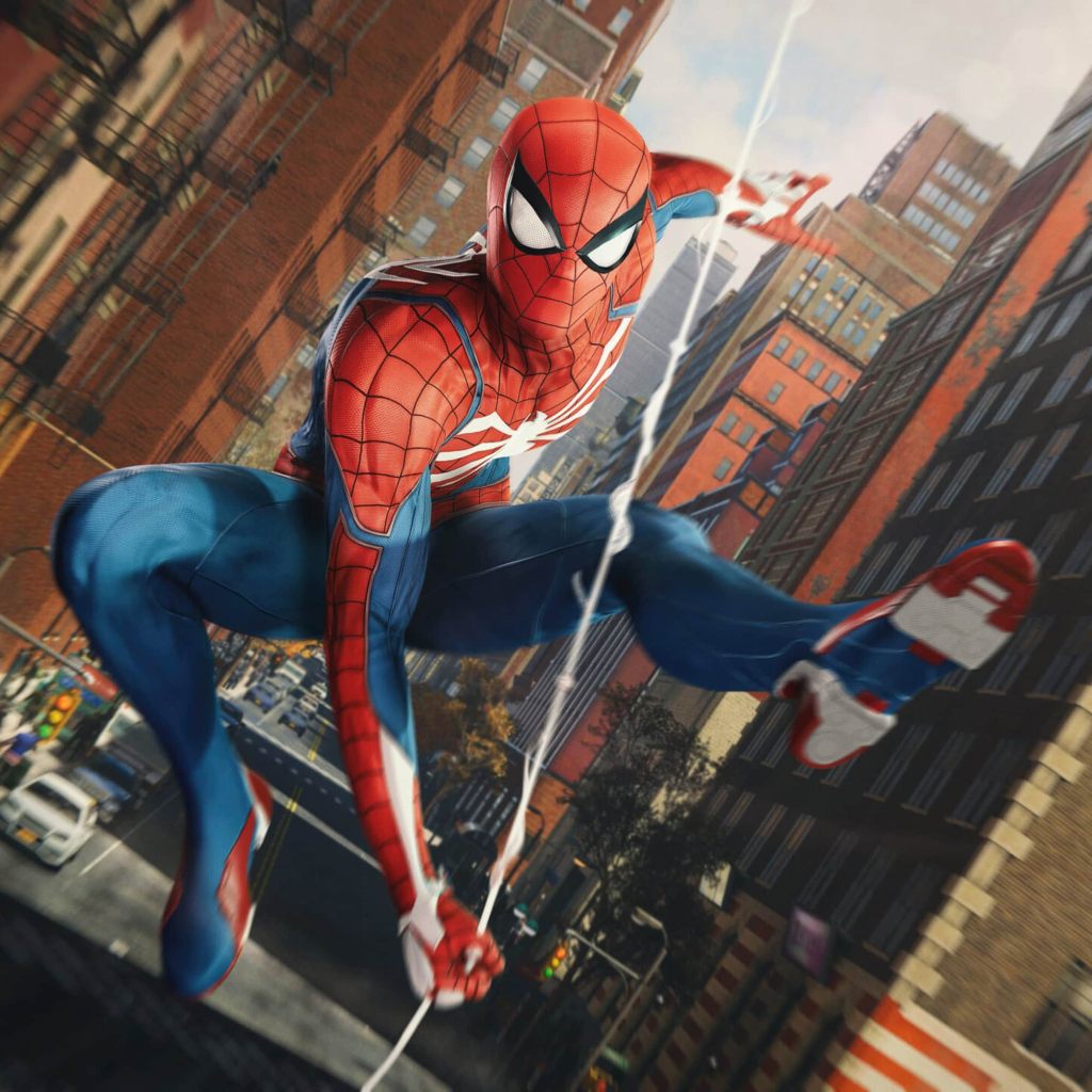 Spider-Man web slinging in Marvel's Spider-Man Remastered for PC.