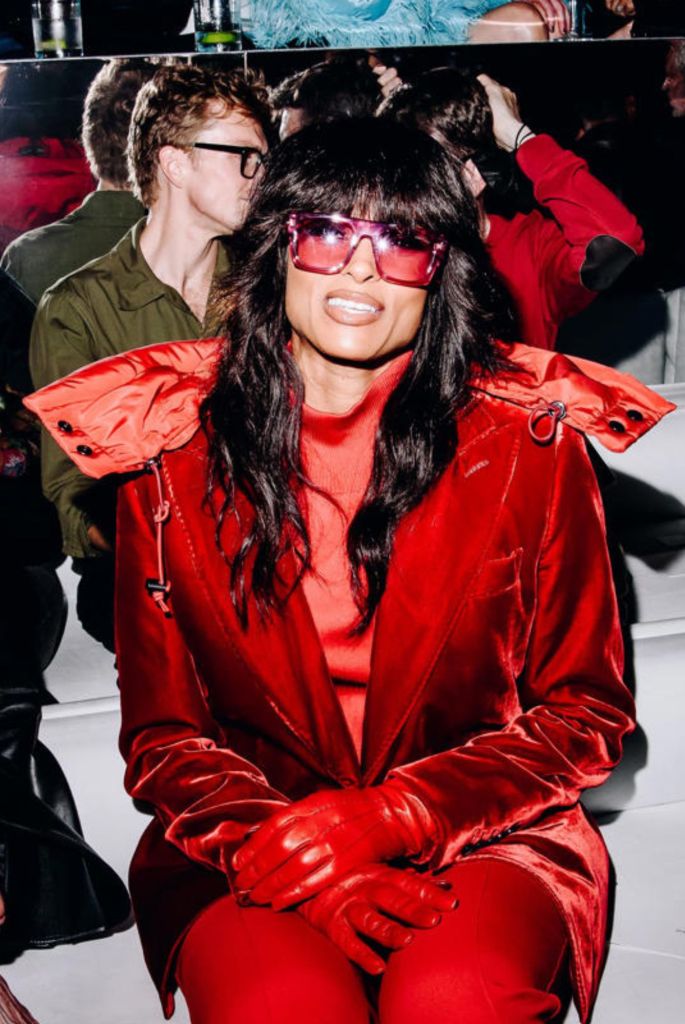 Ciara's Mullet Haircut at the Tom Ford NYFW Show