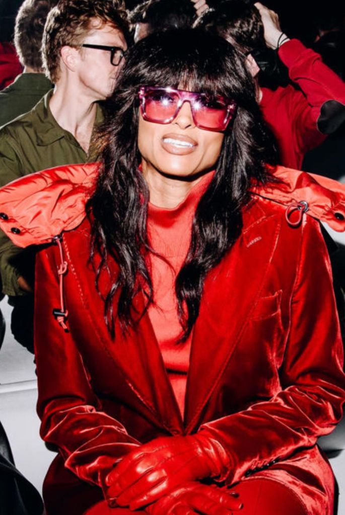 Ciara's Mullet Haircut at the Tom Ford NYFW Show