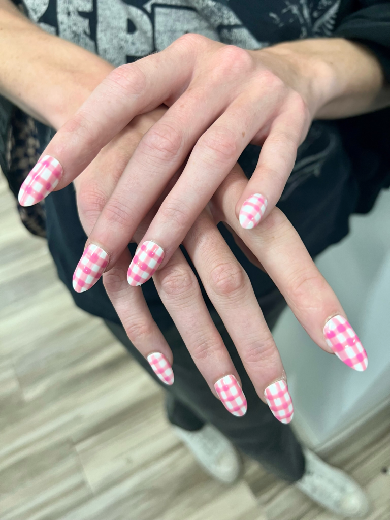 Wallpaper Nails at the LoveShackFancy Spring/Summer 2023 Show