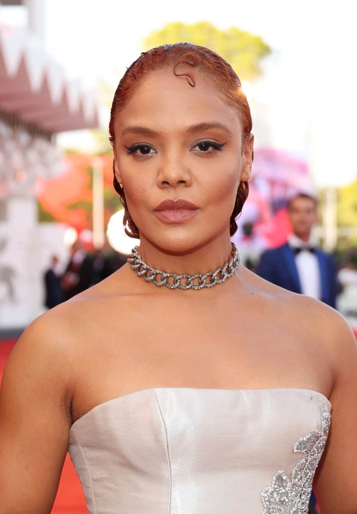 Tessa Thompson's Choker Hair Tie at Venice Film Festival