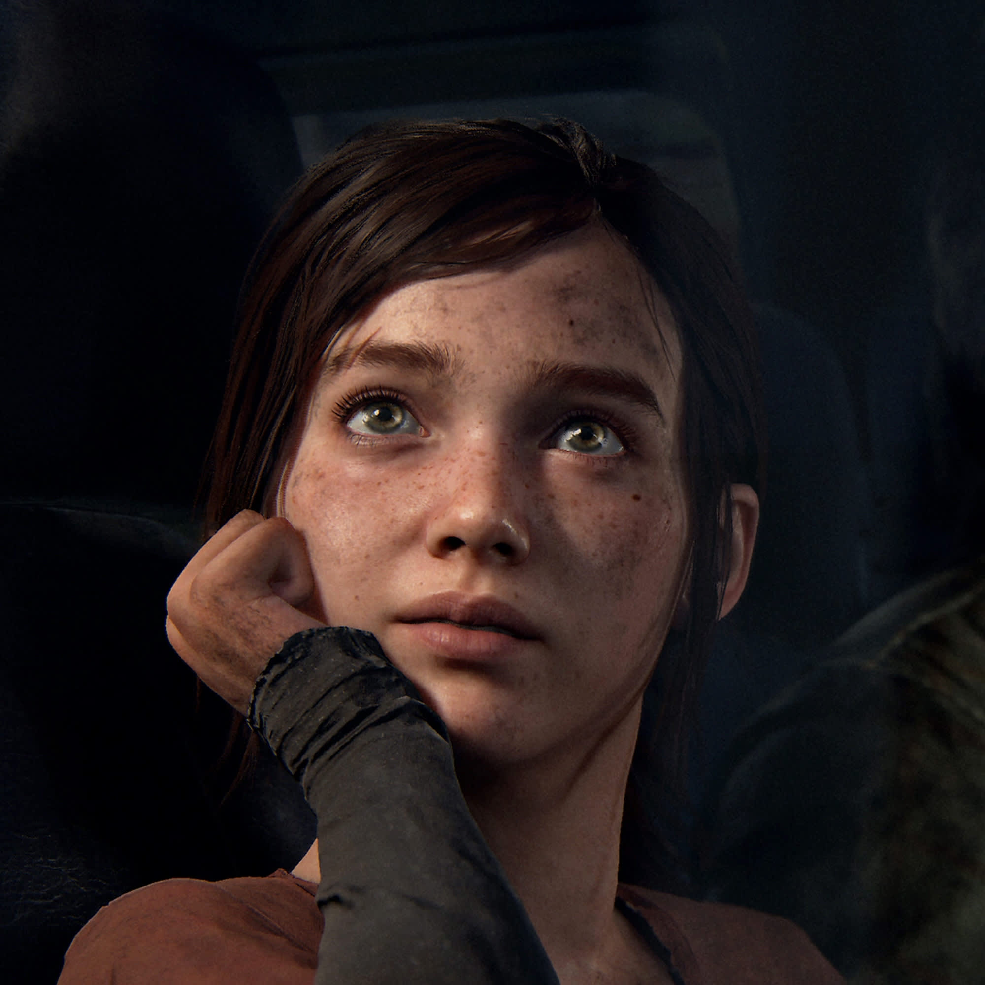 Ellie in The Last of Us Part 1.