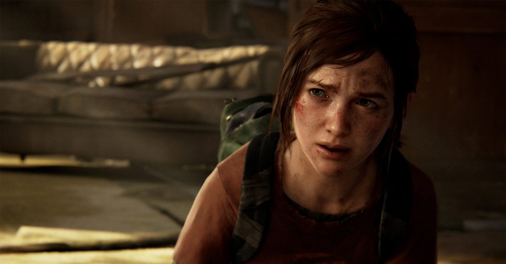 Ellie in The Last of Us Part 1.