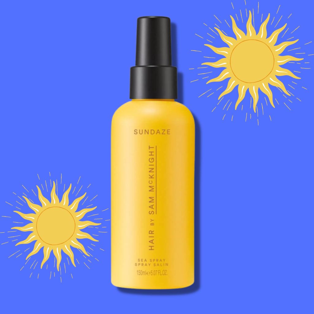 Hot discovery: Hair by Sam MckNight, Sundaze Beach Spray ($50)