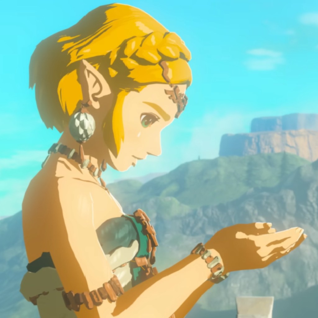 Zelda in "Tears of the Kingdom".